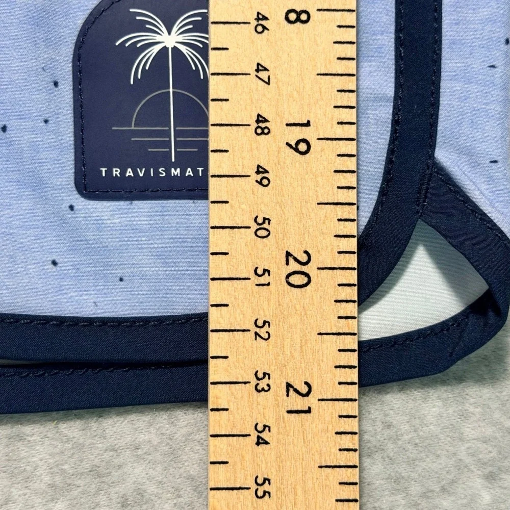 Travis‎ Mathew Mens Eco Collection Heather Bel Air Blue Yucatan Board Shorts 40